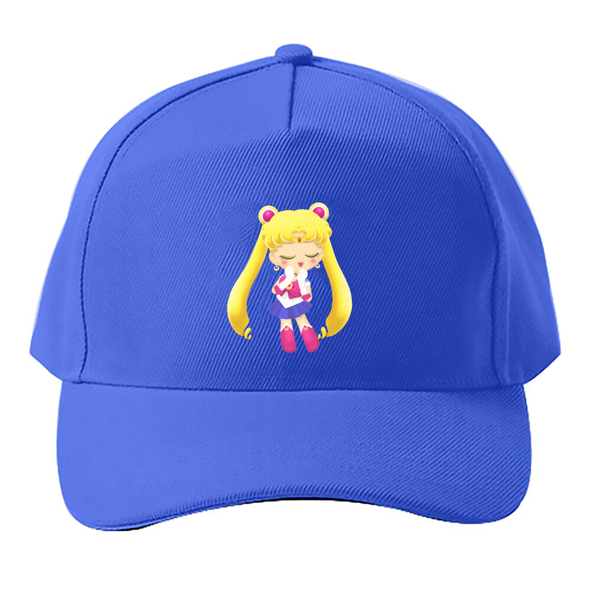 （画像用） 美少女戦士セーラームーン 月野 うさぎ つきの うさぎ Sailor Moon Tsukino Usagi ベースボールキャップ 綿100％ 男女兼用 帽子 スポーツ